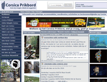Tablet Screenshot of corsica-prikbord.nl